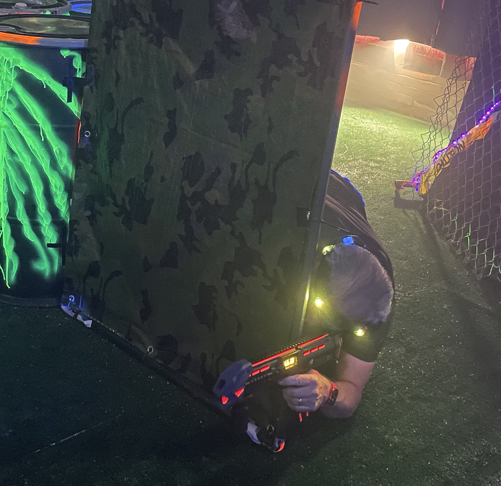Laser Tag Gameplay at BMAZ the adventure zone in Black Mountain NC
